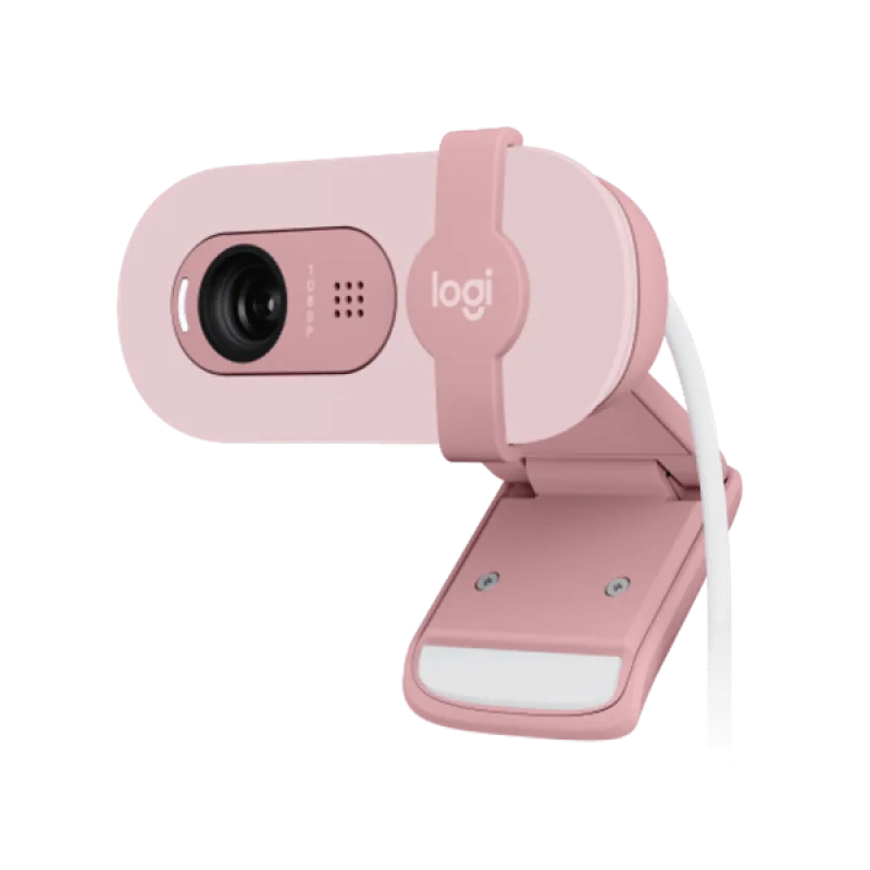 Logitech® BRIO 100 Full HD Webcam - ROSE - USB 960-001623