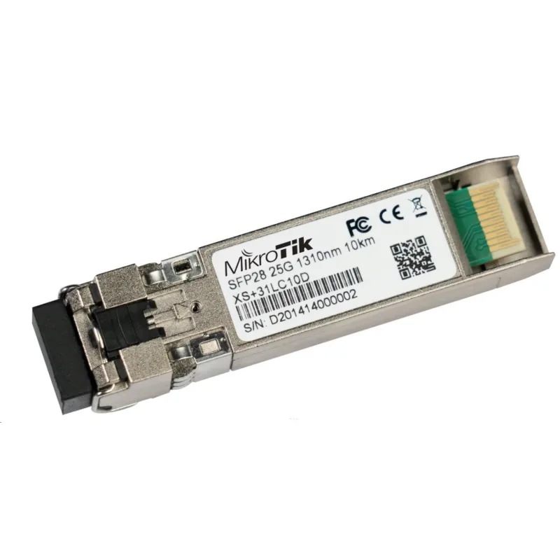Mikrotik SFP/ SFP+/ SFP28 optický modul XS+31LC10D, SM, 1/ 10/ 25Gbps, …