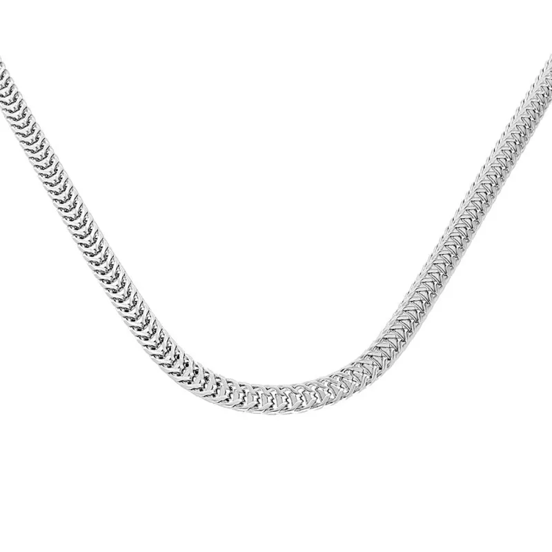 MPM Dámský ocelový nerezový náhrdelník 7542 - stříbrné barvy SNE.7542.. 55cm