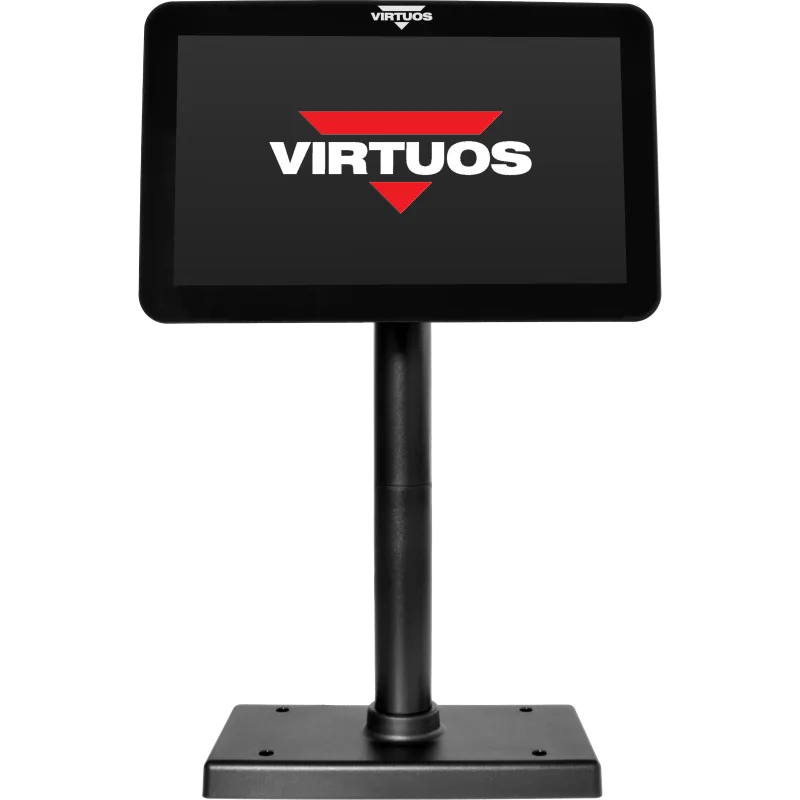 10, 1" LCD farebný zákaznícky monitor Virtuos SD1010R, USB, čierny EJG1008