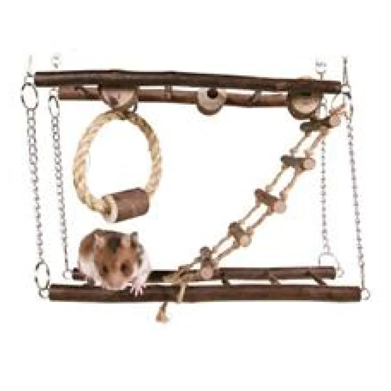 Natural Living dřevěný most dvojitý pro myši, křečky 27x17x7 1 ks