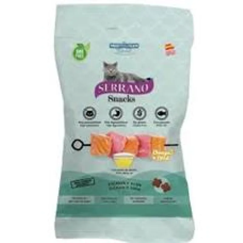 Serrano Snack Cat Omega 3 DHA Salmon 50g