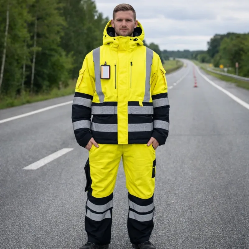 Madeva ARTON HI-VIS Set Bunda/Nohavice Yellow/Black S-2XL