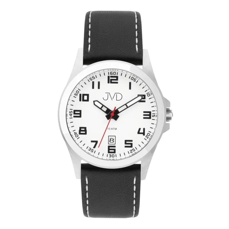 JVD Pánské vodotěsné černé náramkové hodinky JVD J1041.47
