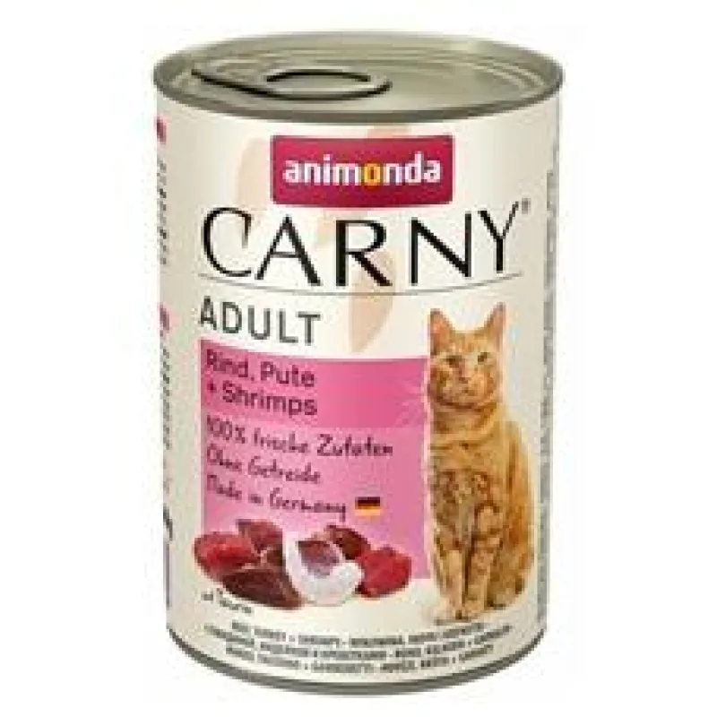 ANIMONDA konzerva CARNY Adult - hovězí, krůta, ráčci 400 g