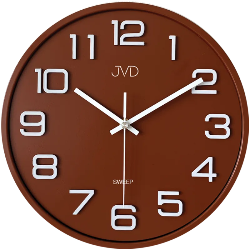 Plastové pastelové nástěnné tiché netikající dětské hodiny JVD HX2472.5