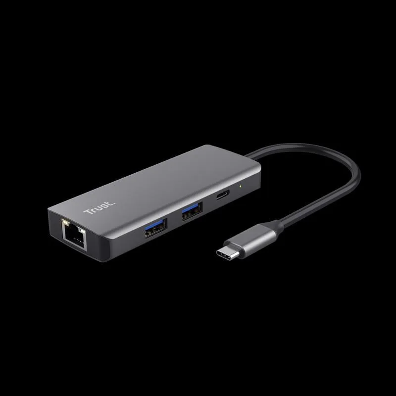 TRUST adaptér DALYX, 6-in-1 USB-C Multi-Port Adapter 24968