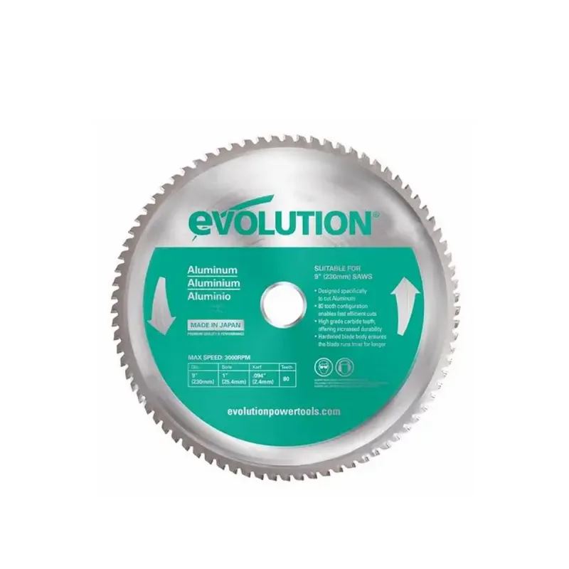 Pílový kotúč EVOLUTION ALUMINIUM na hliník 180, 210, 230, 255, 355mm