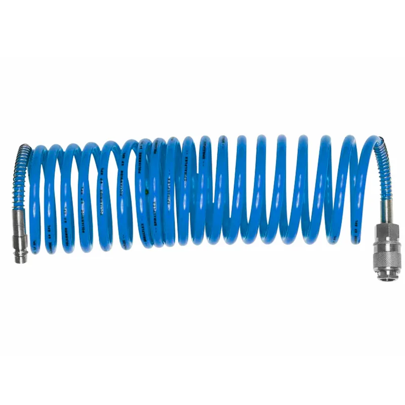 Hadica vzduchová 10m tlaková špirálová s rýchlospojkami, EXTOL CRAFT