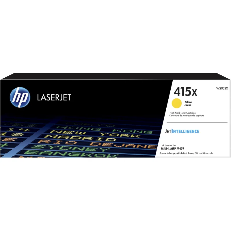 HP 415X Yellow LaserJet Toner Cartridge, W2032X W2032X