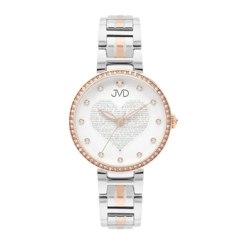 JVD Dámské rose gold náramkové hodinky JVD JG1032.3