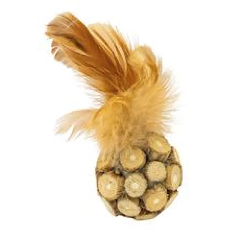 Míček MATATABI s peřím ø 5 cm, HipHop Cat 1 ks