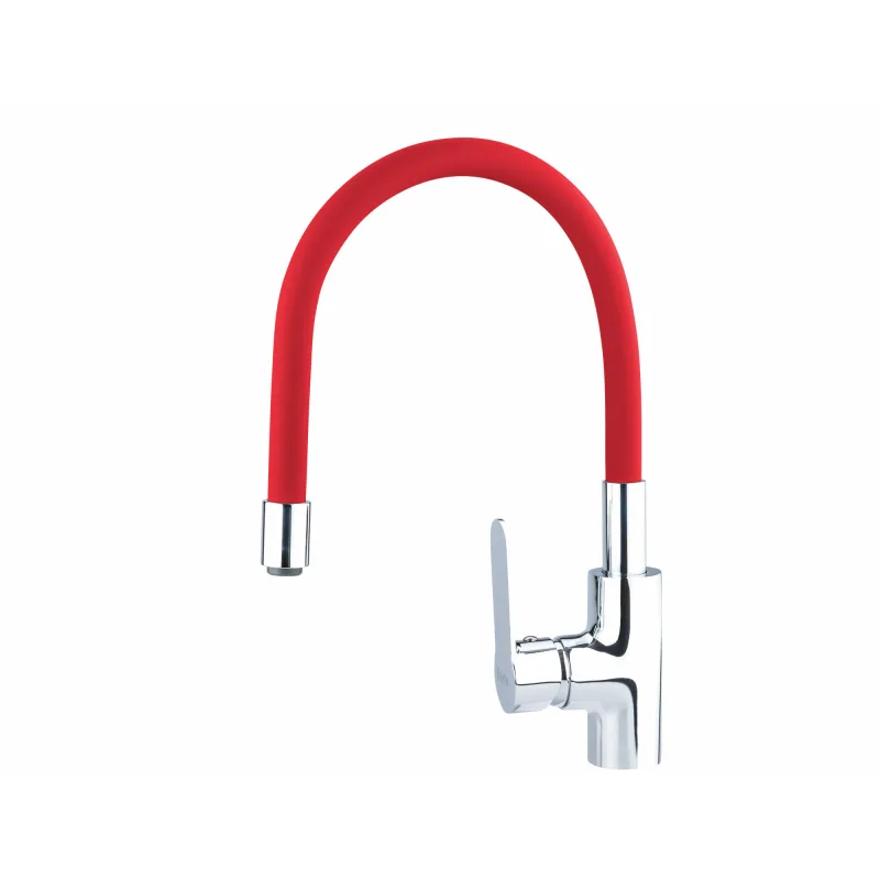 Batéria stojanková, flexibilné horné rameno červené, 550mm, 35mm, lesklý chróm, BALLETTO