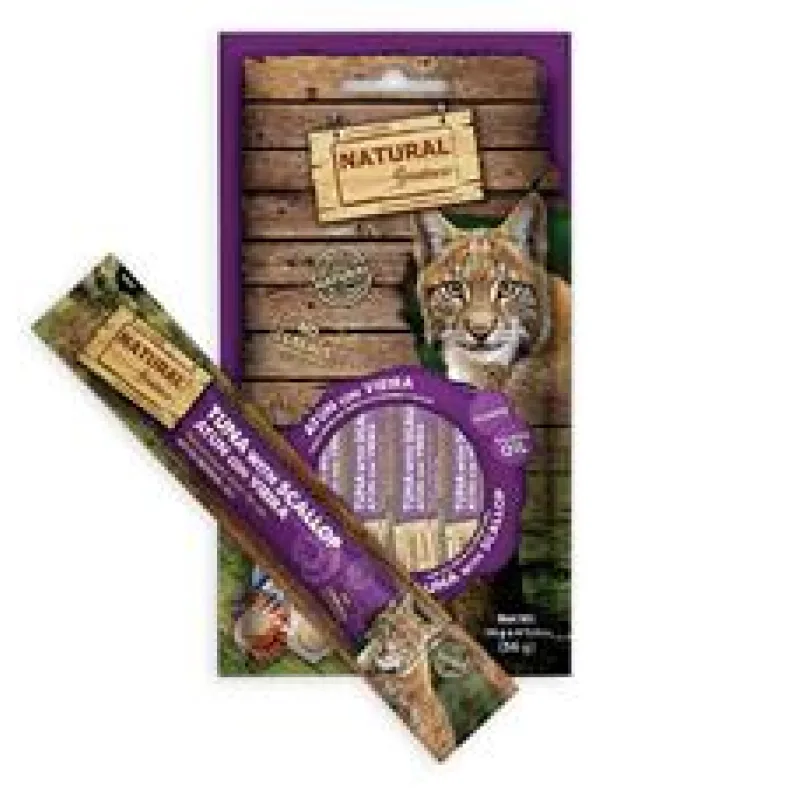 Natural Greatness Creamy DHA BRAIN, funkční pamlsek - tuňák, hřebenatka 4 x 14g