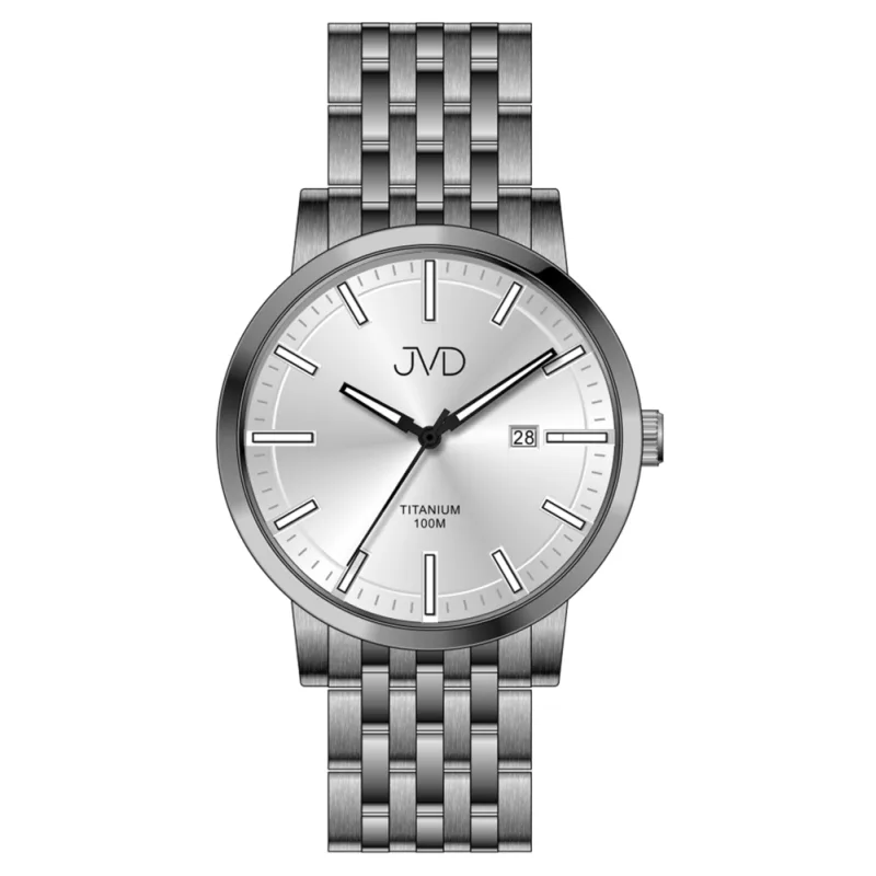 JVD Pánské titanové vodotěsné náramkové hodinky JVD JE2004.1 - 10ATM