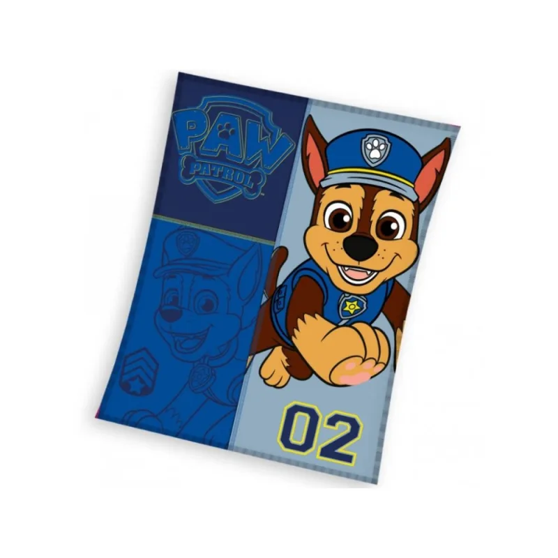 Detská deka Tlapková Patrola Policajt Chase 150x200 cm