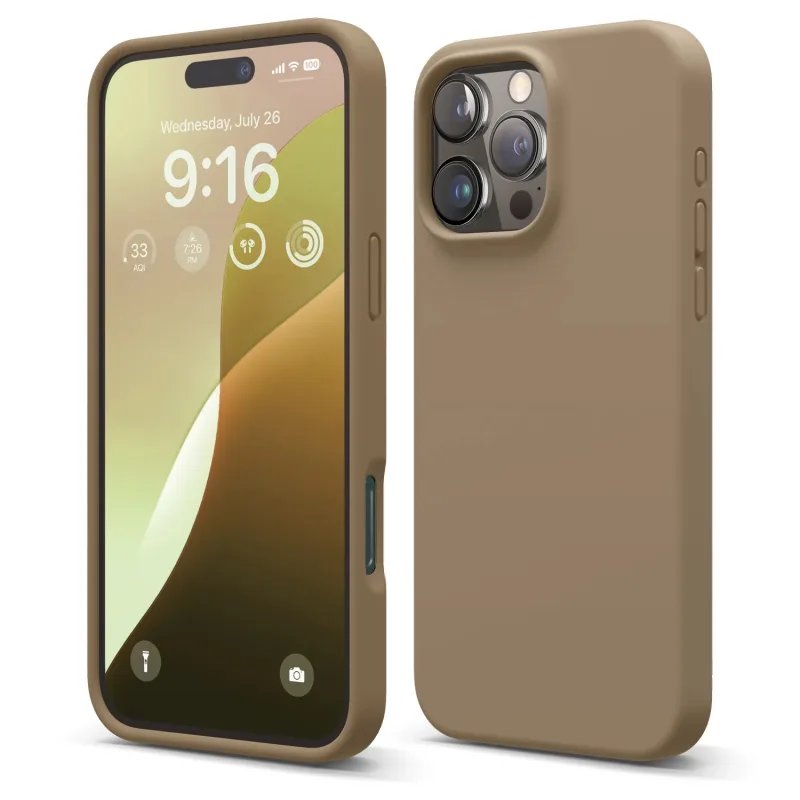 Elago kryt Silicone Case pre iPhone 16 Pro Max - Brown ES16SC69PRO-BR
