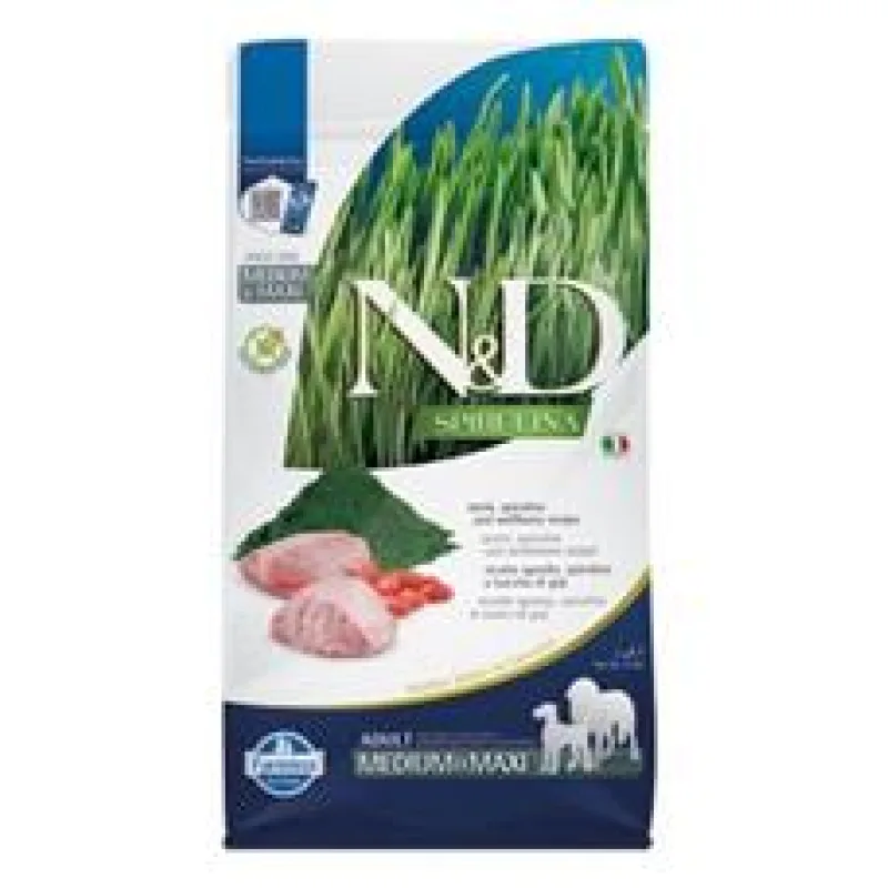 N&D SPIRULINA DOG Adult M/L Lamb & Wolfberry 7kg