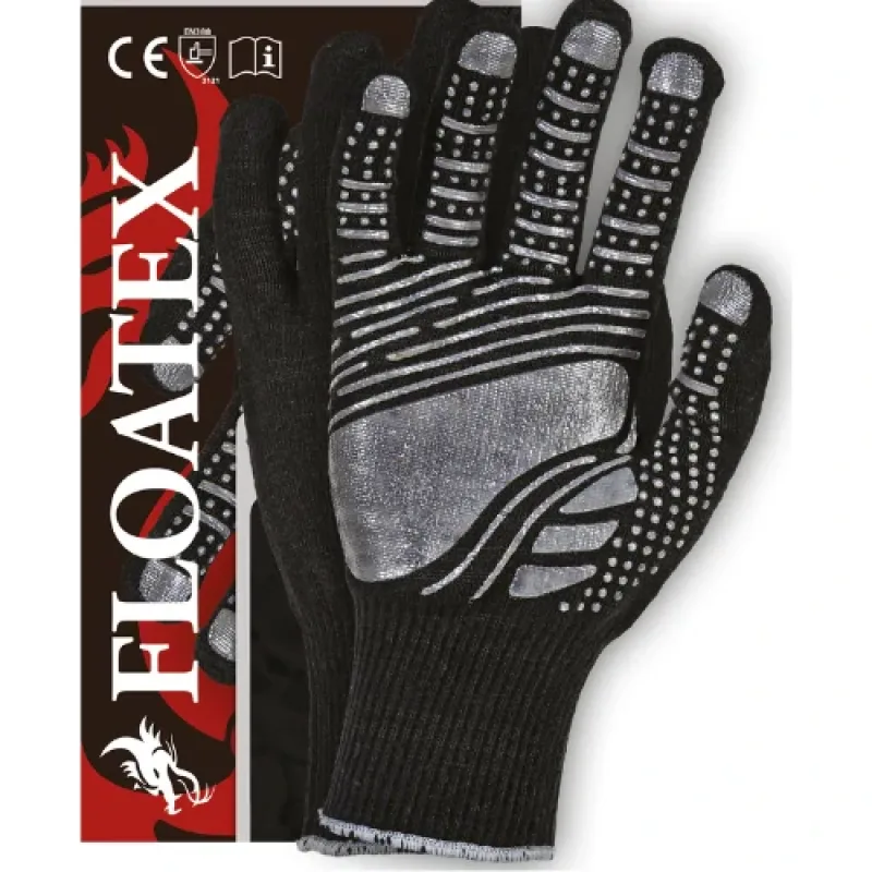Reis FLOATEX rukavice čierne 7-10