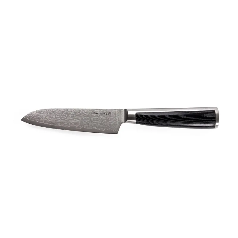 Nôž Damascus Premium 13cm, Santoku