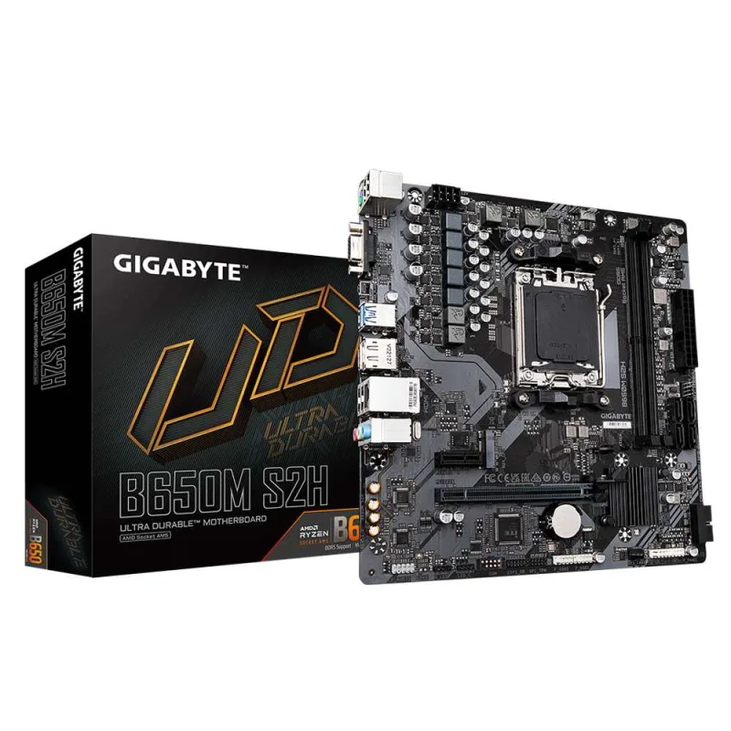 GIGABYTE MB Sc AM5 B650M S2H, AMD B650, 2xDDR5, 1xDP, 1xHDMI, 1xD…