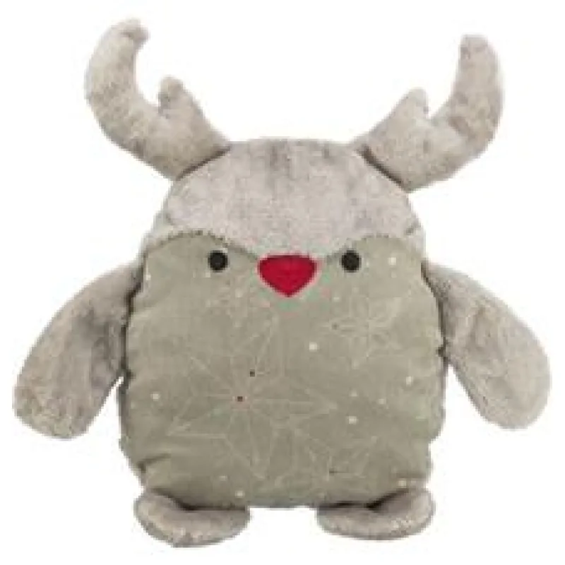 Xmas REINDEER - vánoční plyšový sob bez zvuku, látka/plyš 30 cm