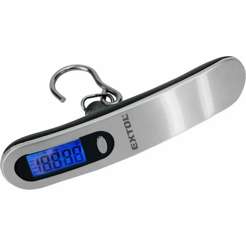 Váha na batožinu digitálna, max. 50kg, ±300g, podsvietený LCD, EXTOL PREMIUM