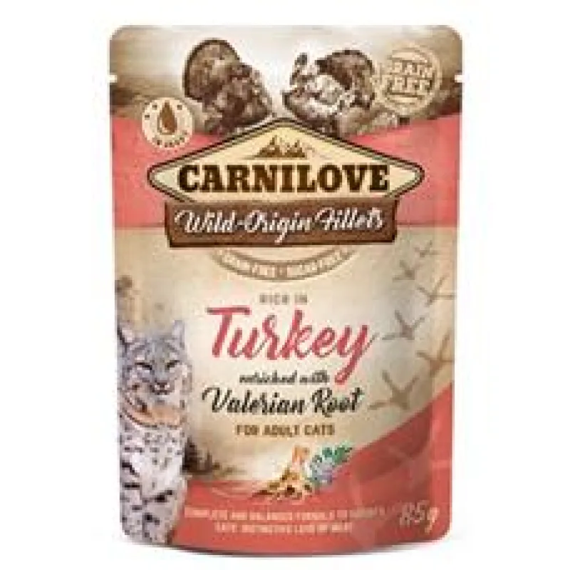 Carnilove Cat Pouch Turkey Enriched & Valerian 85 g