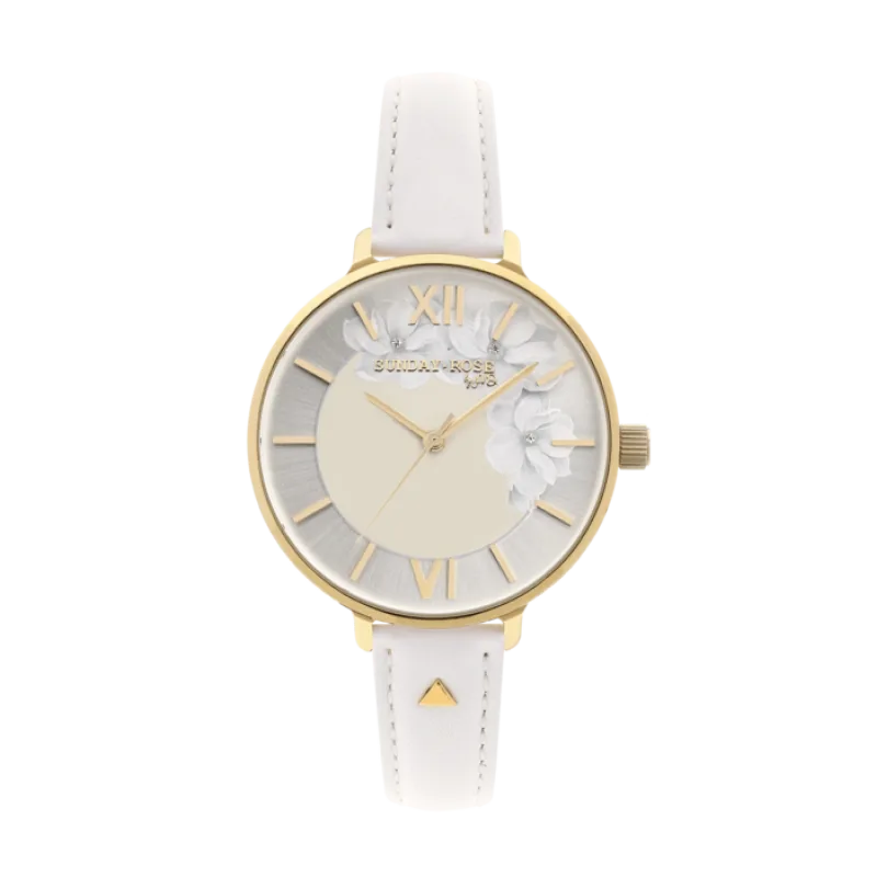 Dámské luxusní designové hodinky SUNDAY ROSE Spirit SUN-S13 ŘEMÍNEK