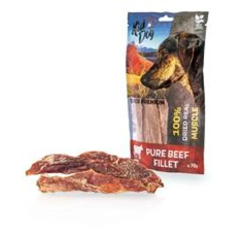 KIDDOG SUPER PREMIUM 100% hovězí čistá svalovina bez aditiv 70g