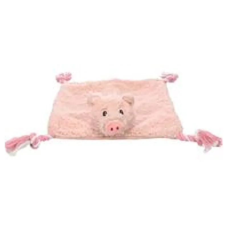 Hračka textil Poppo prase 40x40cm růžové Flamingo 1 ks