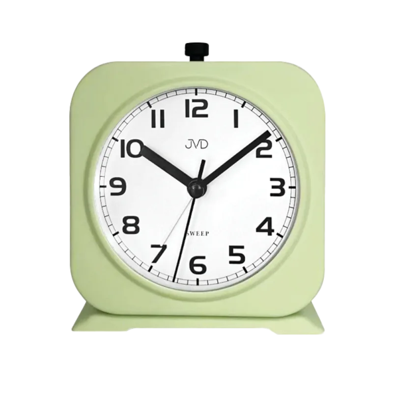 JVD Ručkový analogový netikající kovový budík JVD SRP2220.3
