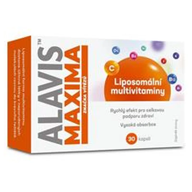 ALAVIS MAXIMA Liposomální multivitaminy 30 cps.