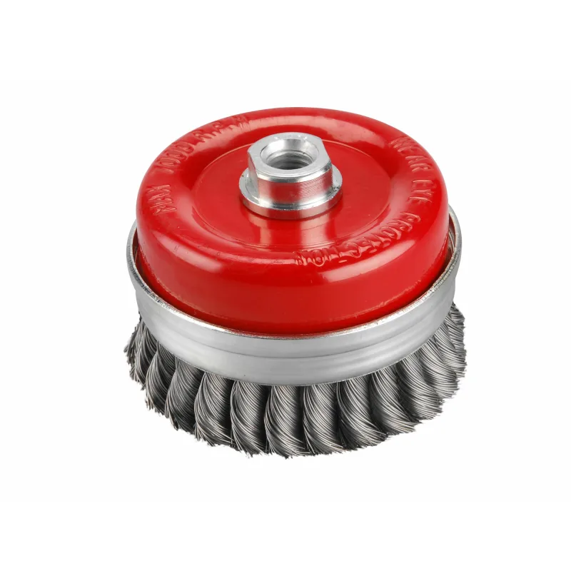 Kartáč hrnčekový M14 vrkočový, Ø100mm, EXTOL CRAFT