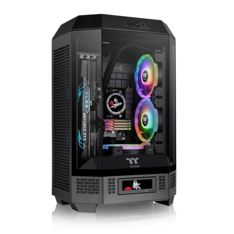 THERMALTAKE Case The Tower 300, mATX, Průhledná bočnice, 2x 140mm Fan,…