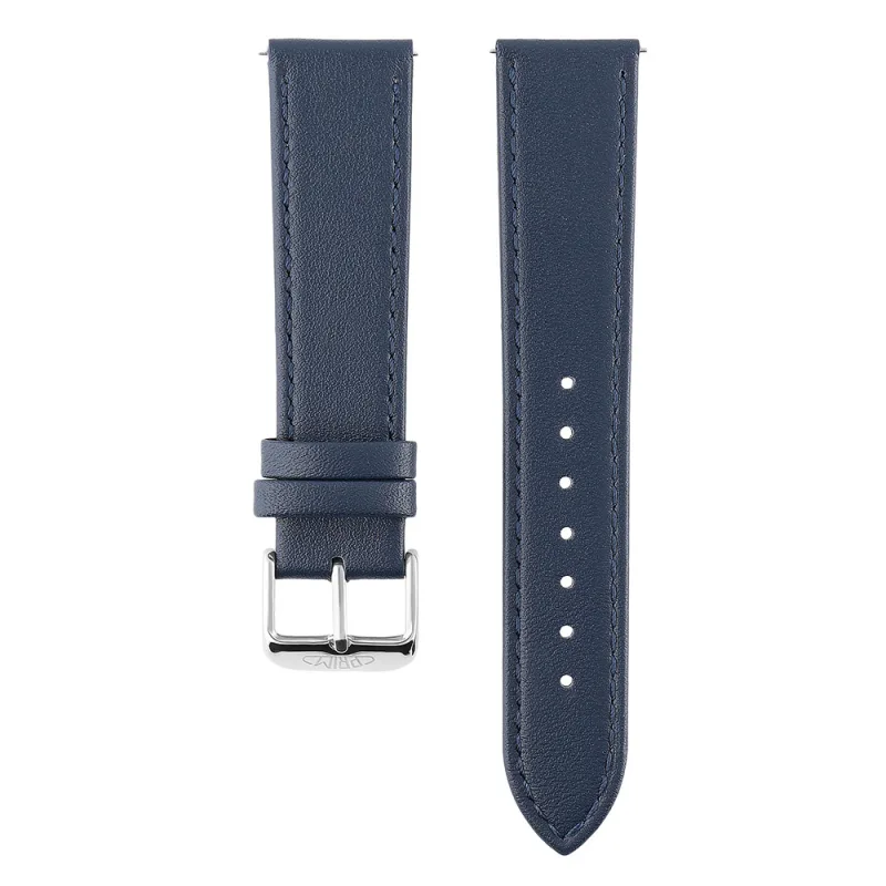 MPM Unisex kožený řemínek na hodinky RB.15894 (20 mm) - tmavě modrý RB.15894.2018.3232.L1