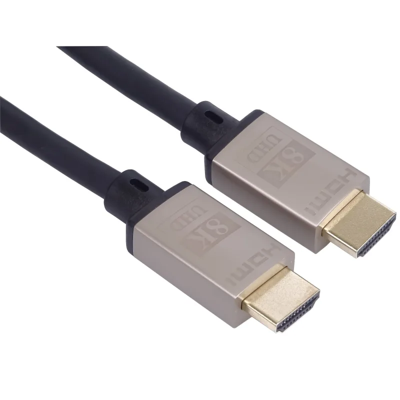 PremiumCord HDMI 2.1 High Speed + Ethernet kábel 8K @ 60Hz, pozlátené 1m…