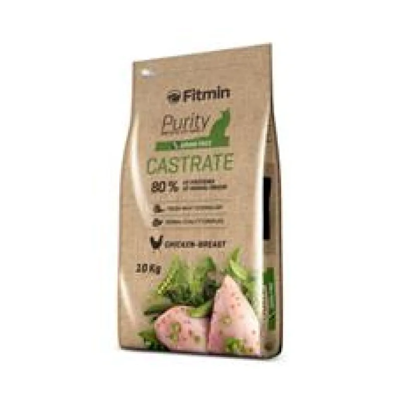 Fitmin kompletní krmivo pro kočky Purity Castrate 10 kg