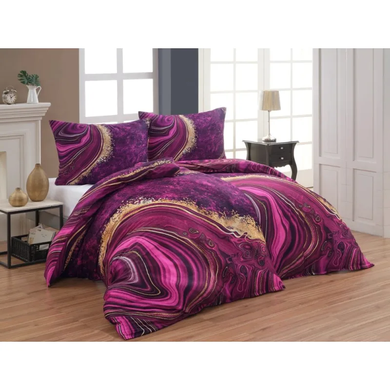 Saténové Posteľné obliečky Ramada Digitál 200x200/2x70x90 cm