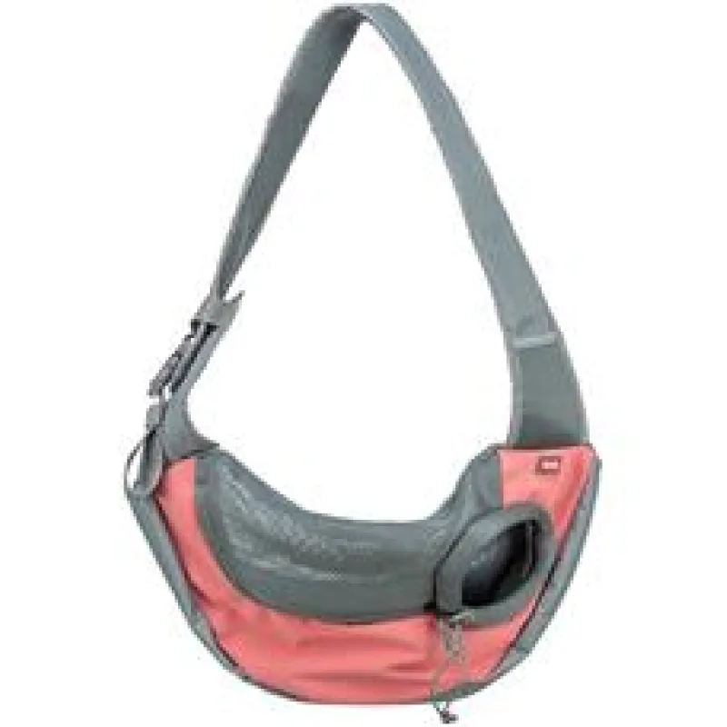 Front Sling Carrier - přední nosítko/taška, 50 x 25 x 18 cm, růžová/šedá (max. 5kg) 1 ks