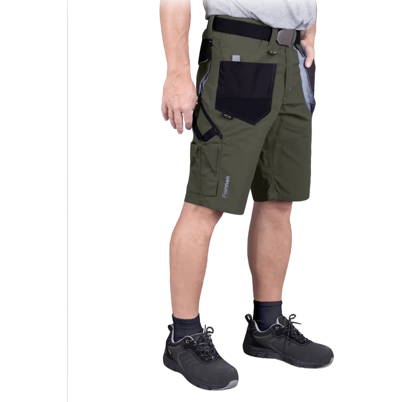 Leber&Hollman FMN KBS kraťasy Khaki/Black S-3XL