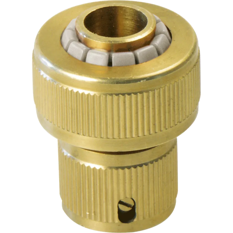 Rýchlospojka na hadicu mosadzná, 3/4'', STOP ventil, mosadz, EXTOL PREMIUM