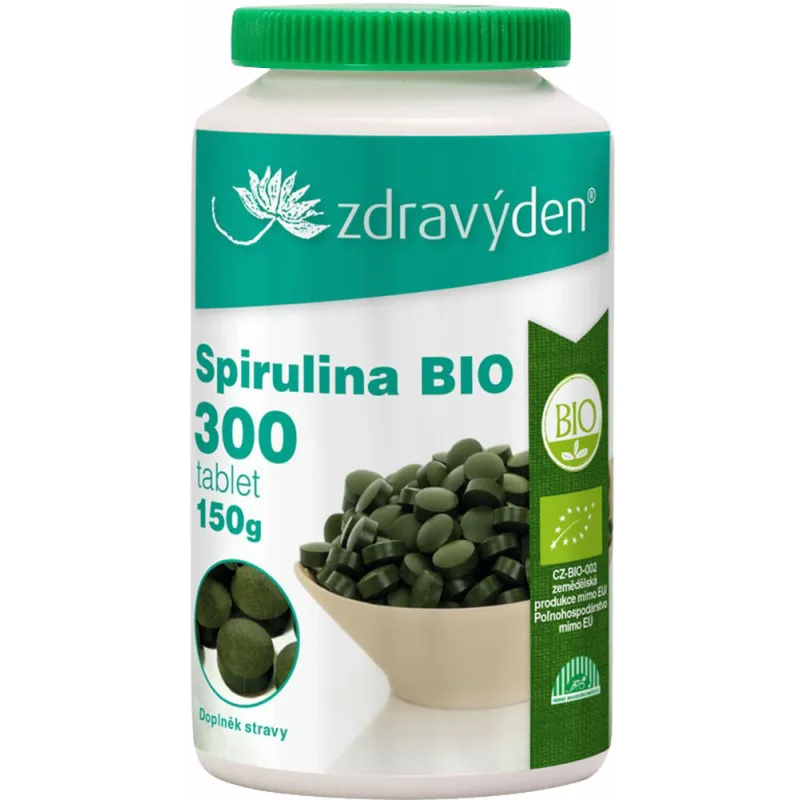 Spirulina BIO tablety, 300 tabliet