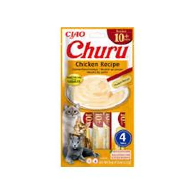 Churu Cat Senior 10+ Chicken Recipe 4x14g