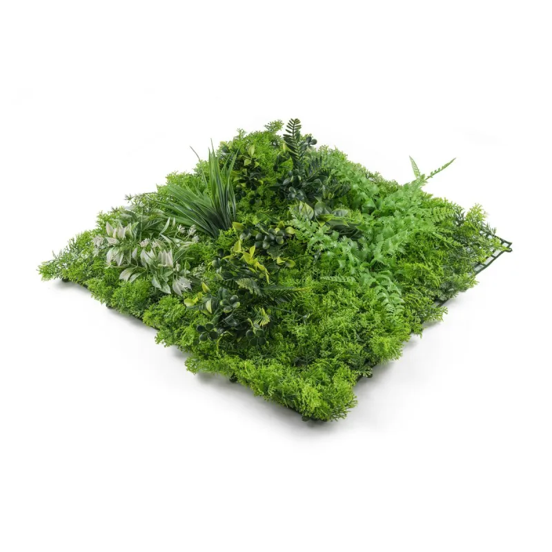 Umelá zelená stena G21 Listo River, 50x50 cm