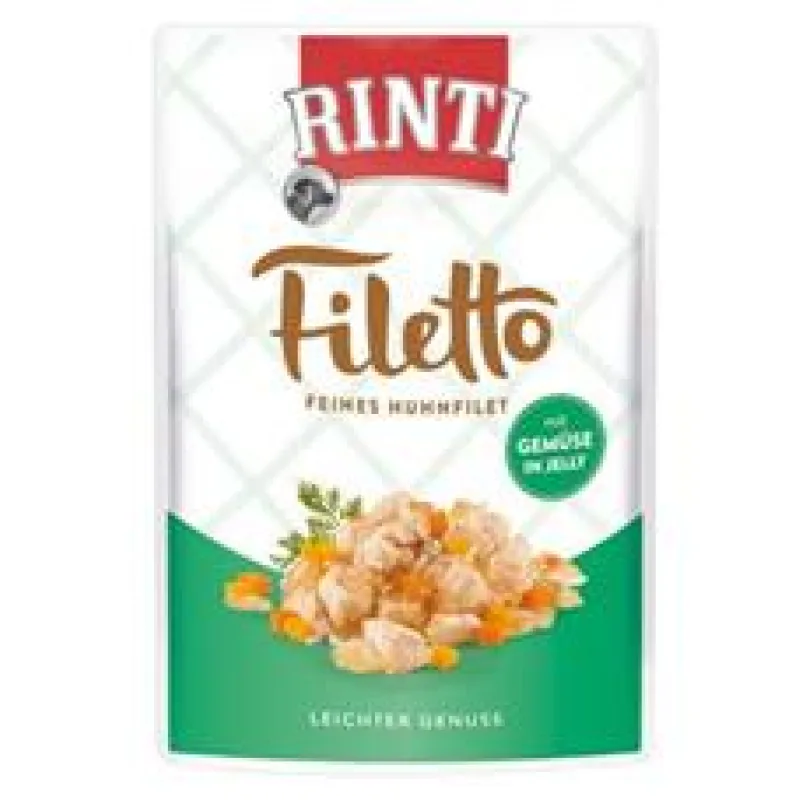 Rinti Dog Filetto kapsa kuře+zelenina v želé 100 g