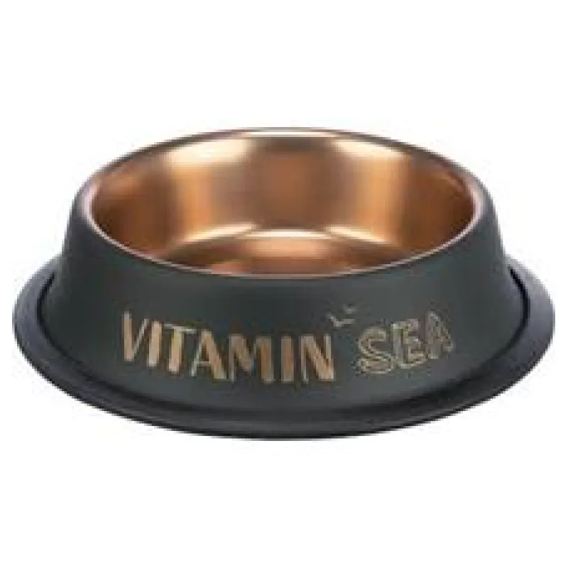 BE NORDIC miska, nerez/guma, černá/bronzová 0,45 l/ ø 19 cm