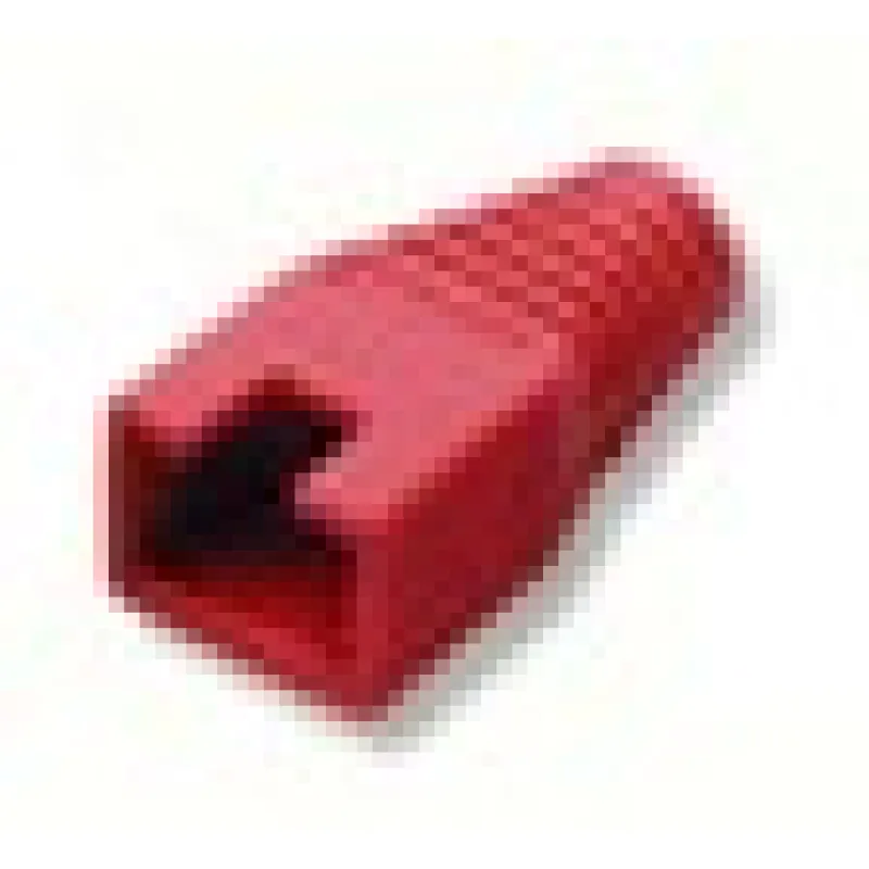 kryt na mod.konektor RJ45 - červená, (100ks) 5312
