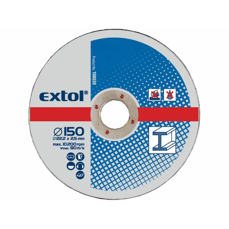 Kotúč rezný na kov 5ks, 150x2,5mm, EXTOL CRAFT