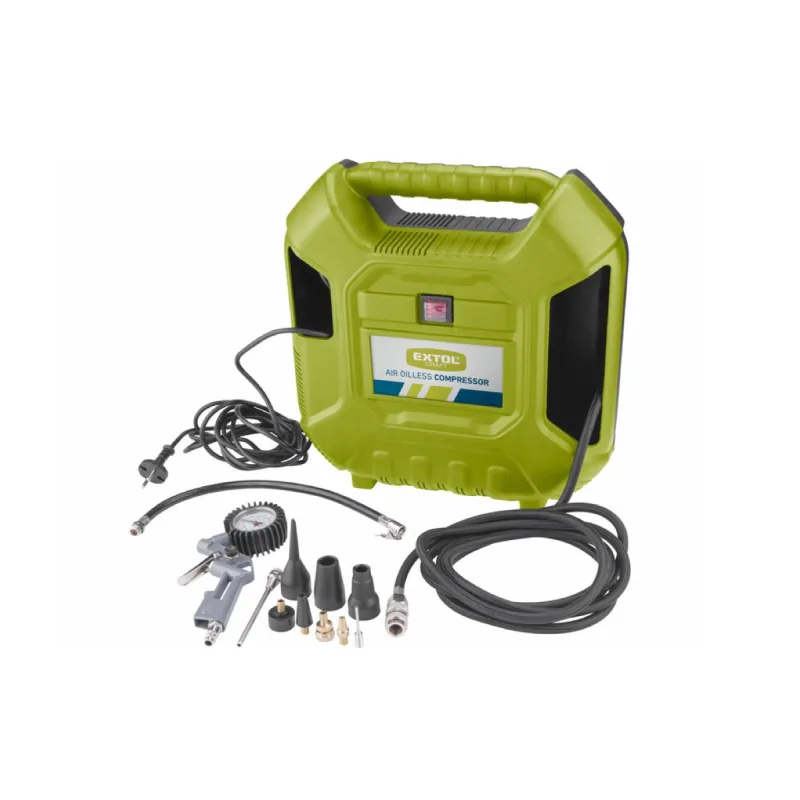 Kompresor bezolejový, príkon 1100W, 180l/min, EXTOL CRAFT